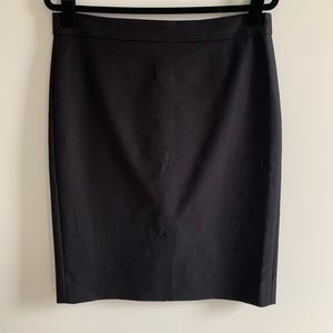 J.Crew Black No.2 Pencil Skirt